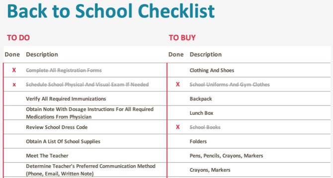 15 Checklist Schedule And Planner Templates For Students