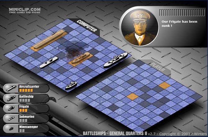 free online battleship gun design games