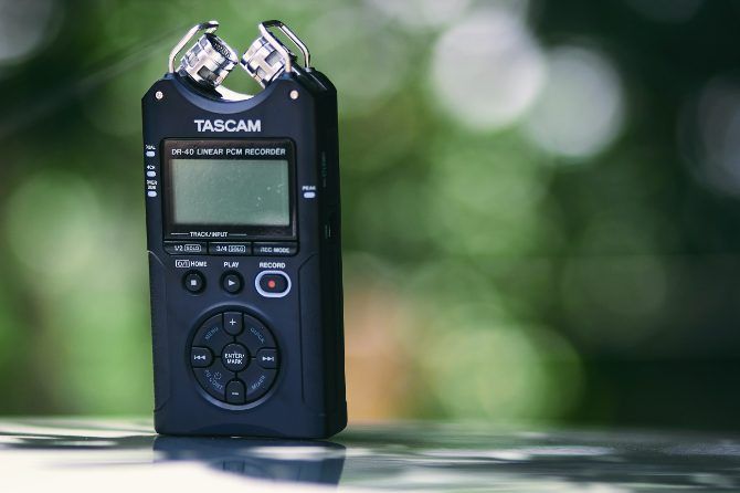 Tascam voice recorder dictaphone