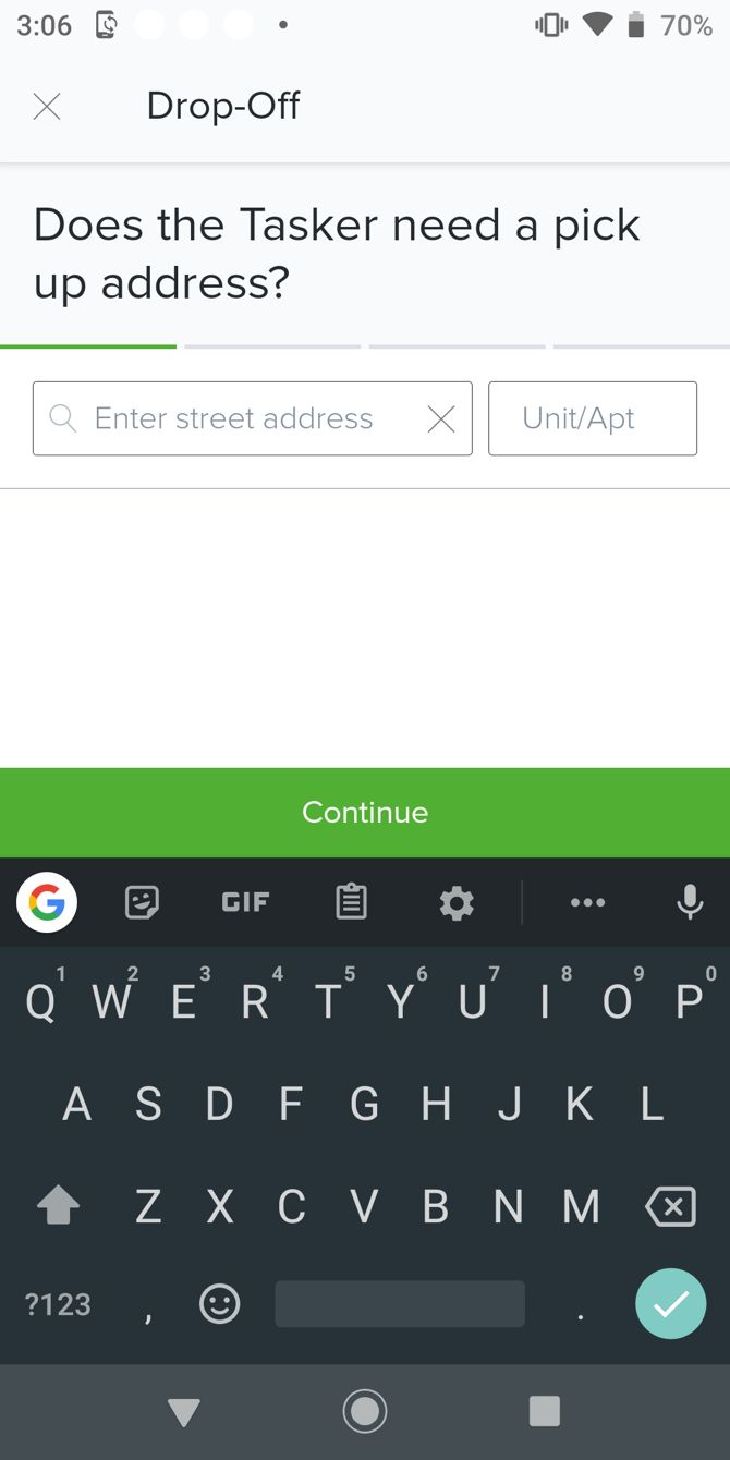 TaskRabbit Add Tasks on Android