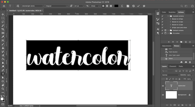 add textures to text in adobe photoshop
