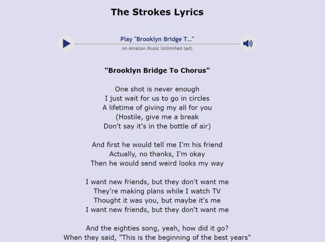 The Top 8 Sites To Find Song Lyrics Online The Top 8 Sites To Find Song Lyrics Online