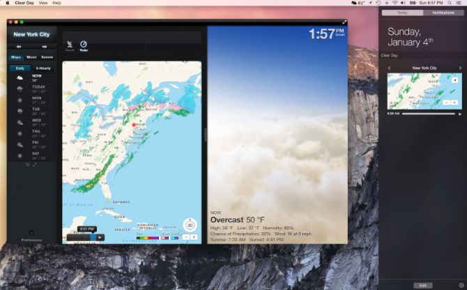 noaa weather app for macbook