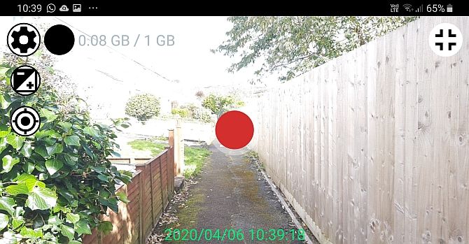 drive recorder dashcam app android overlay