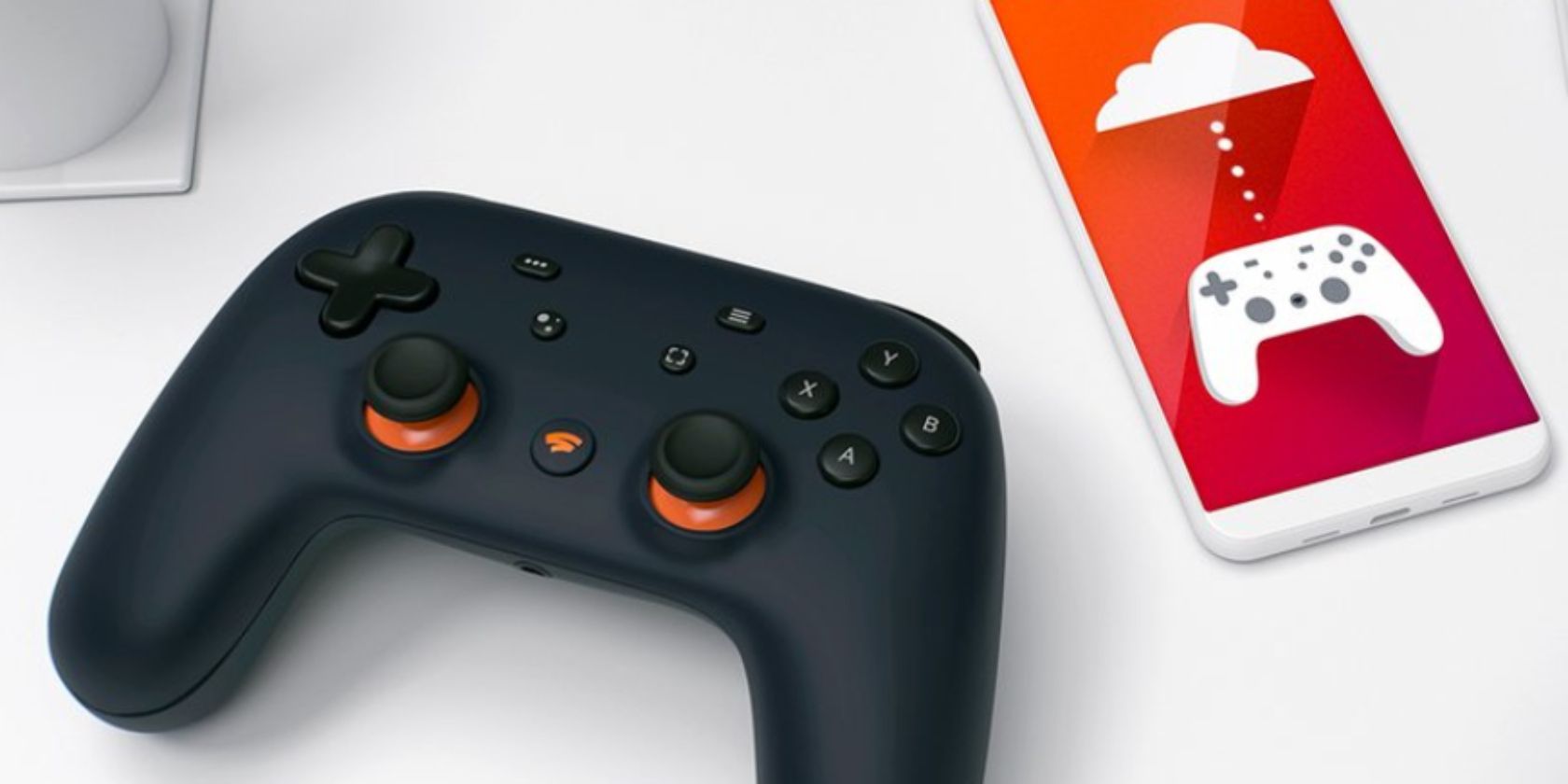 google stadia with controller