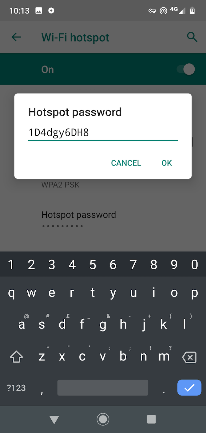 router label on phone