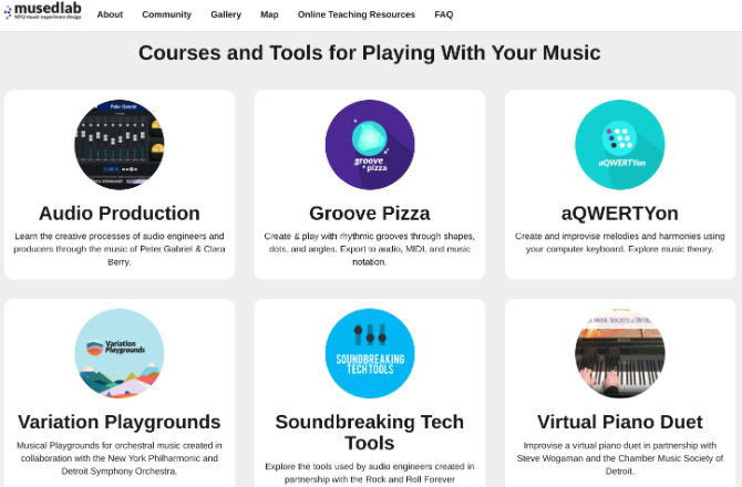 NYU's MusEDLab teaches you how to produce a song for free online with its Play With Your Music mini-site that uses Peter Gabriel's music