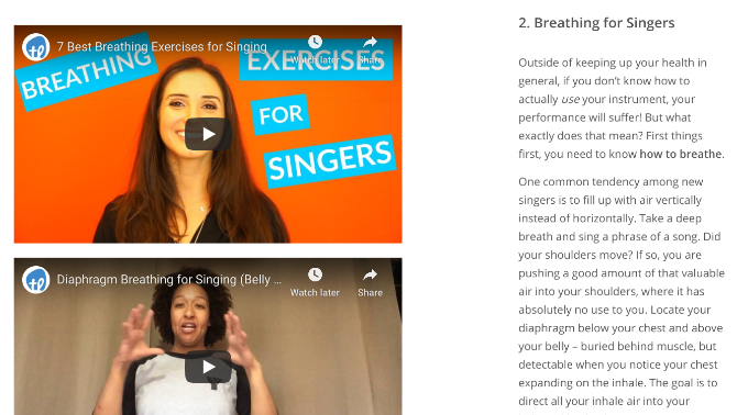 The free 10-Step Cheat Sheet to learn how to sing is an excellent template for your singing education