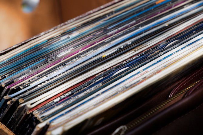 vinyl record collection
