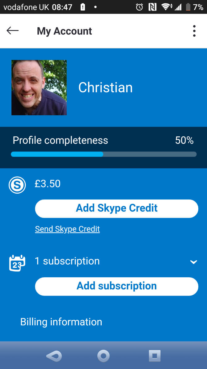 how to use skype android