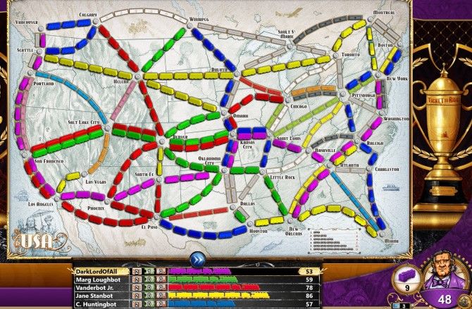 Ticket to Ride Board Game Steam