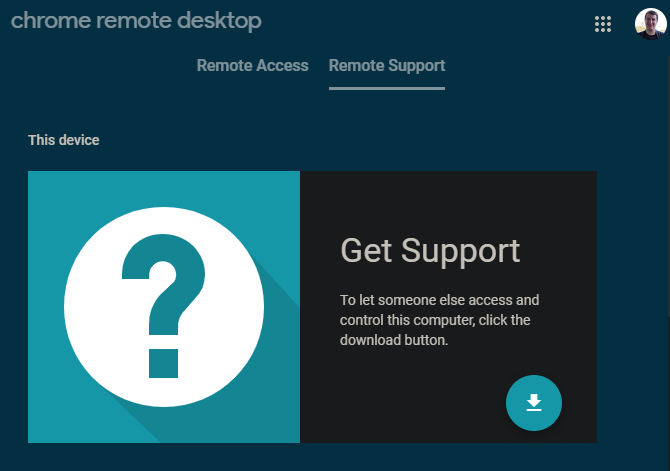 Chrome Remote Desktop Get Support