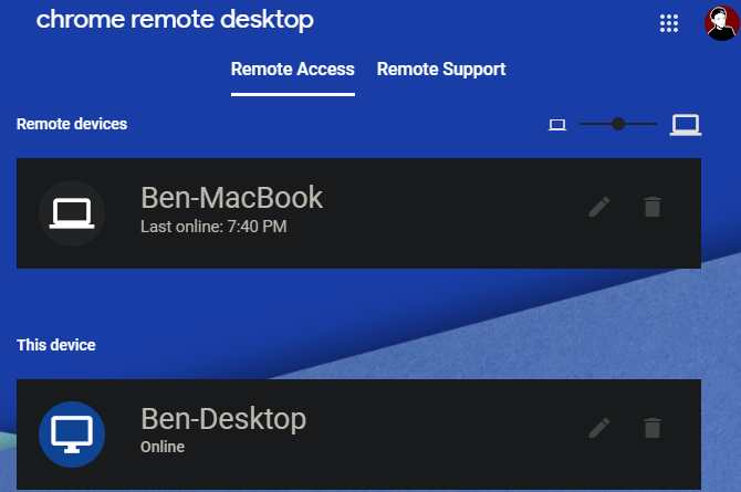 chrome remote desktop connection manager