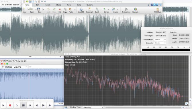 WavePad audio editor