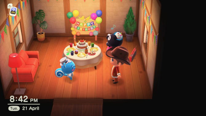 Animal Crossing: New Horizons party