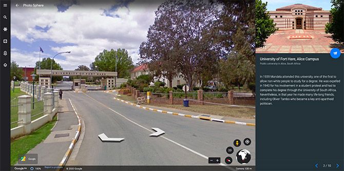 Google Virtual Tour in Mandela’s Footsteps