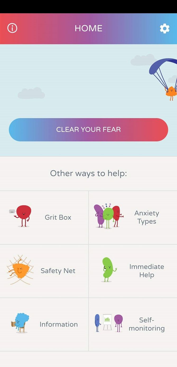 clear fear anxiety app tools