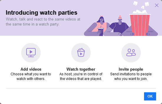 Facebook Watch Party overview