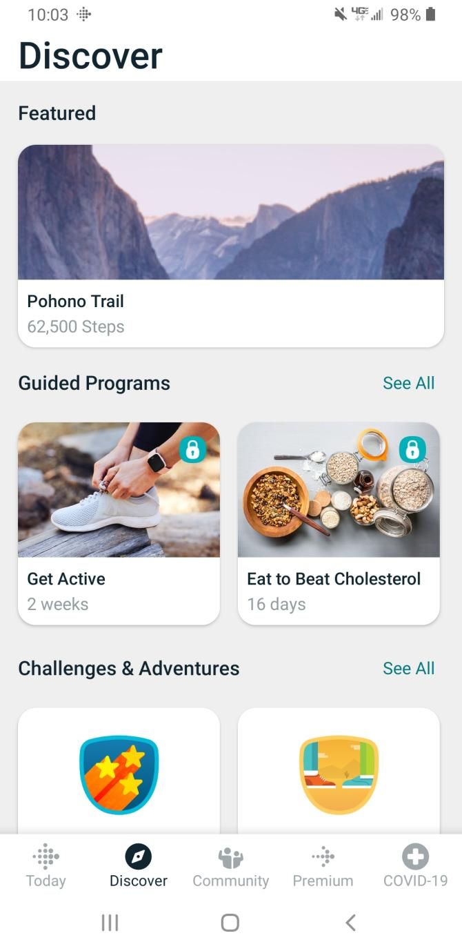 Fitbit Social Fitness App Discover