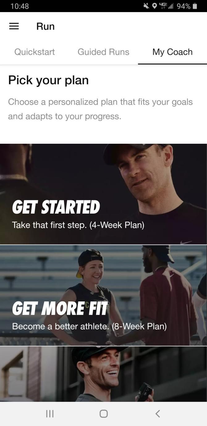 Nike Run Club Social Fitness App Workout Sessions