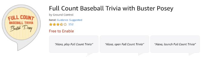 Full Count Baseball Trivia With Buster Posey