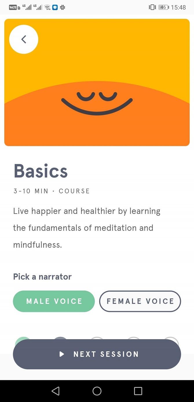 headspace meditation app free lessons