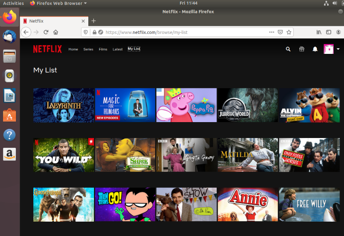 Access your Netflix watchlist on Linux