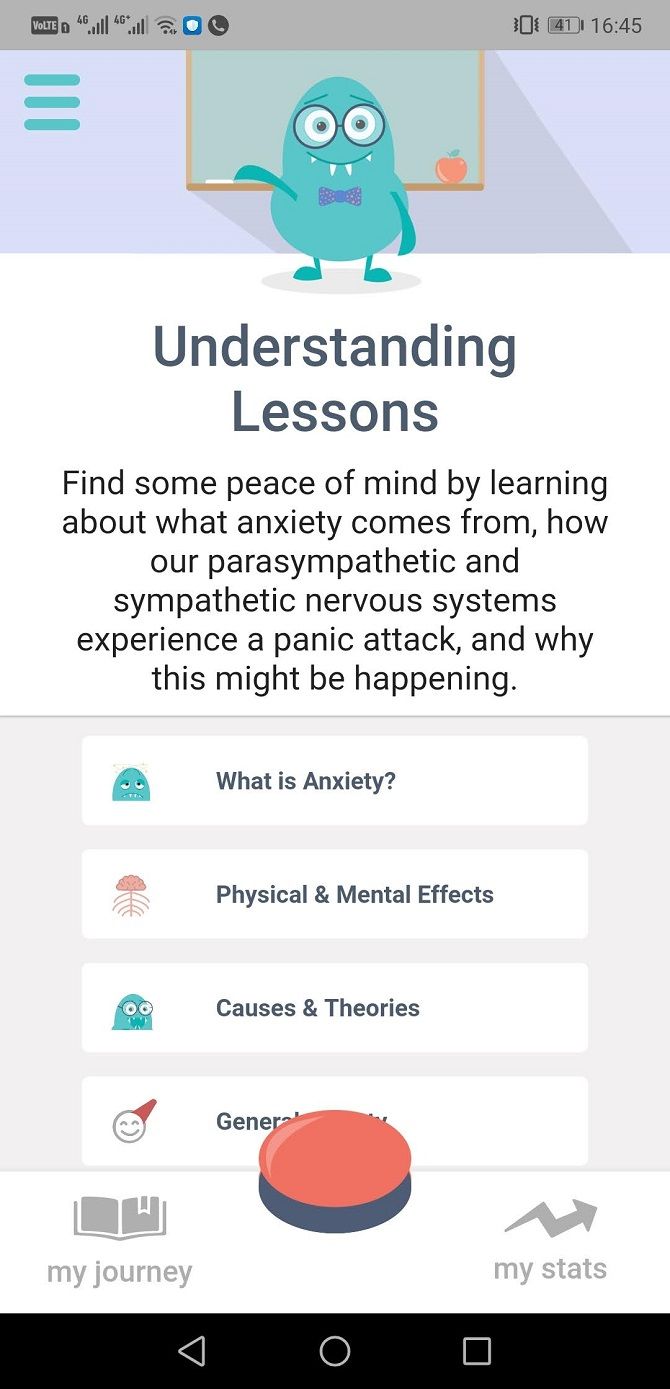 rootd mental health app for panic