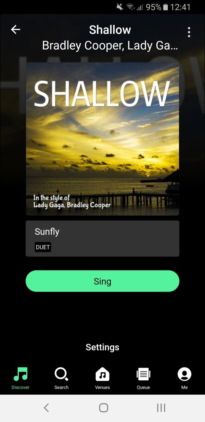 Singa song selection
