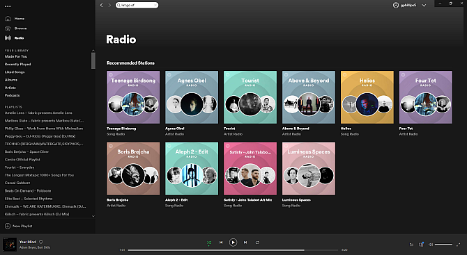 spotify pandora alternatives