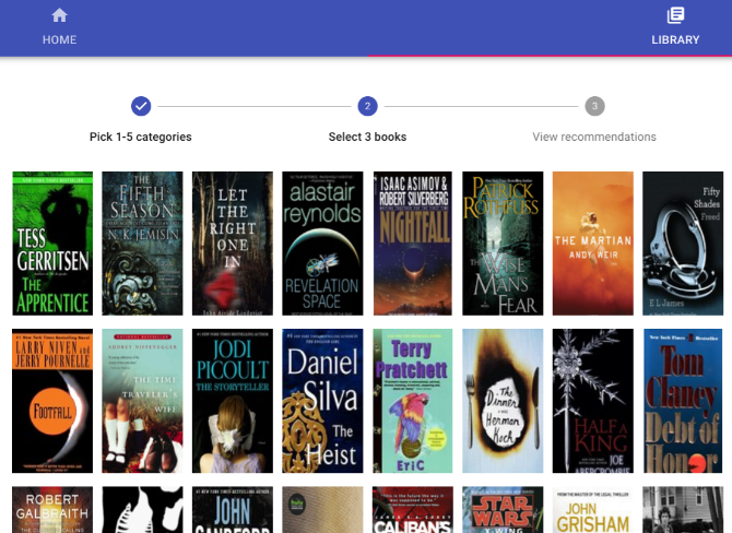 Next Book To Read is a simple three step app to find books based on your tastes