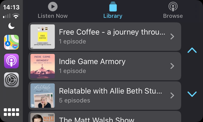 CarPlay Podcasts