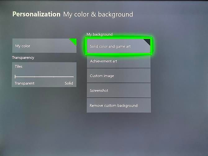 Xbox One Change Background