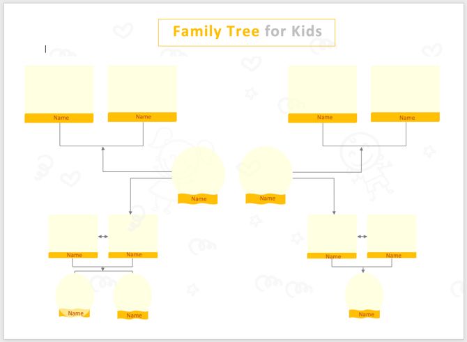 Family Tree Template Photo-TemplateNet