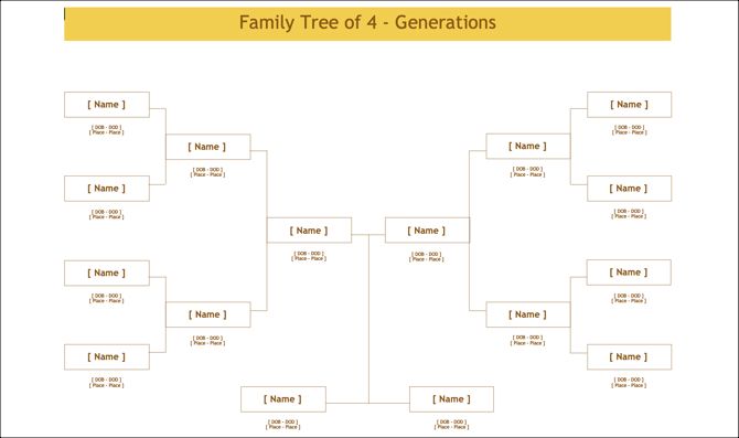 free family tree software excel