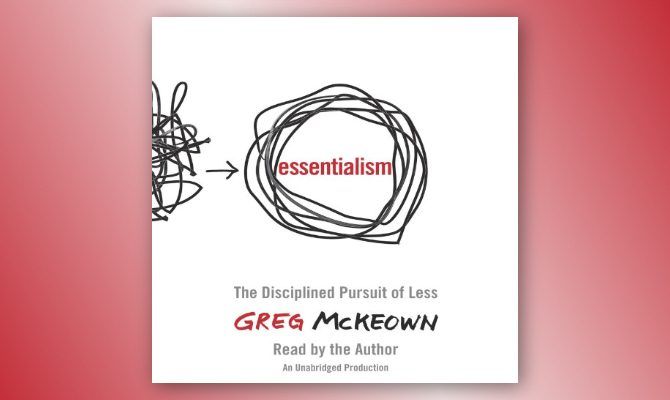 Essentialism audiobook cover