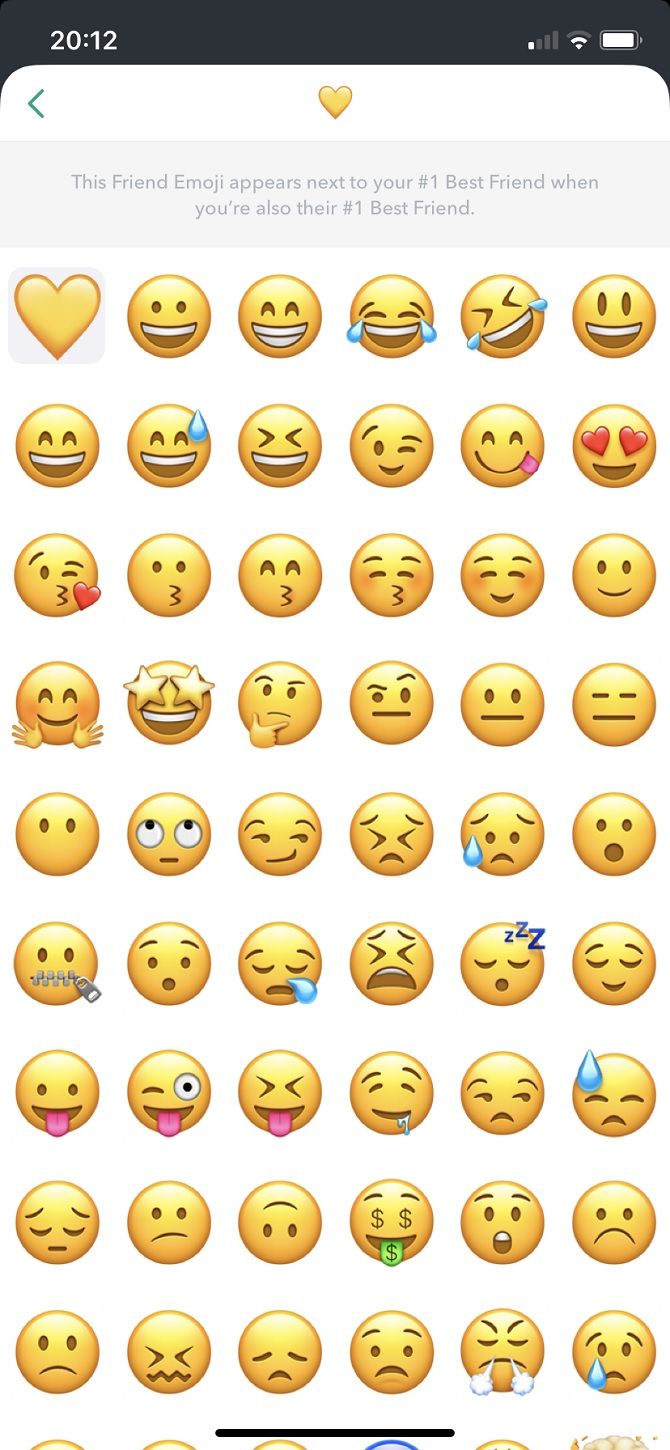 snapchat change best friends bffs emoticons