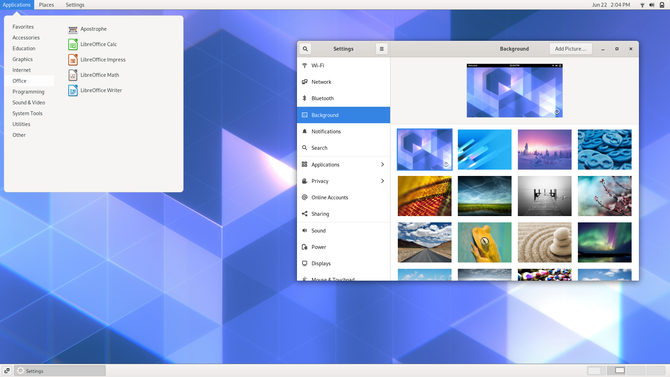 GNOME Classic desktop environment
