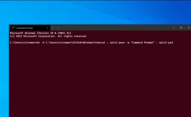 Command Line Arguments for Windows Terminal