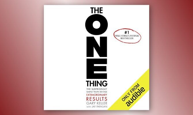 The ONE Thing audiobook cover