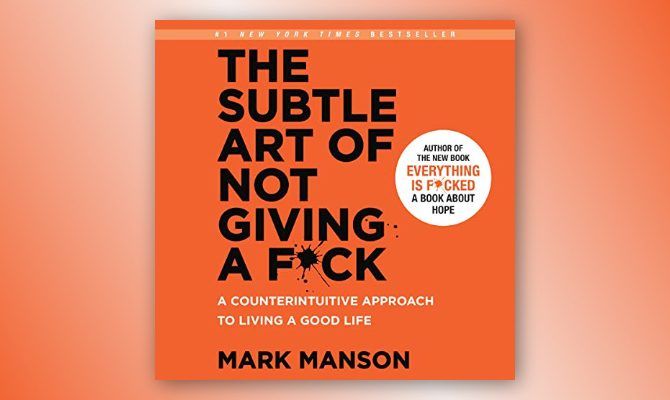 The Subtle Art of Not Giving a F*ck audiobook cover