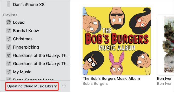 Updating Cloud Music Library in Apple Music