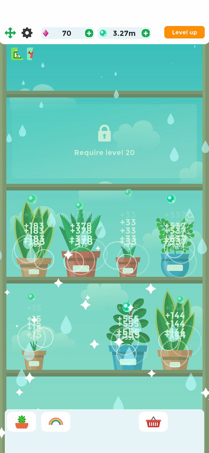 Gardening Games iOS Terrarium Oxygen