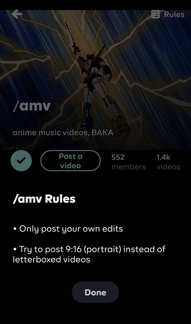 byte channel amv rules