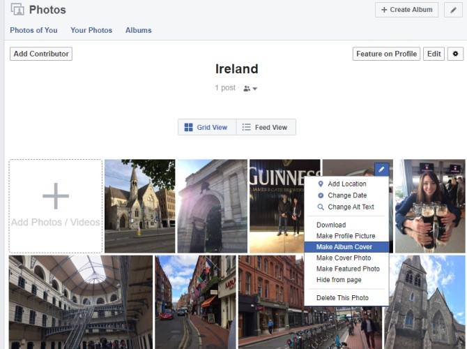 How To Customize Delete And Arrange Photos In Facebook Photo Albums