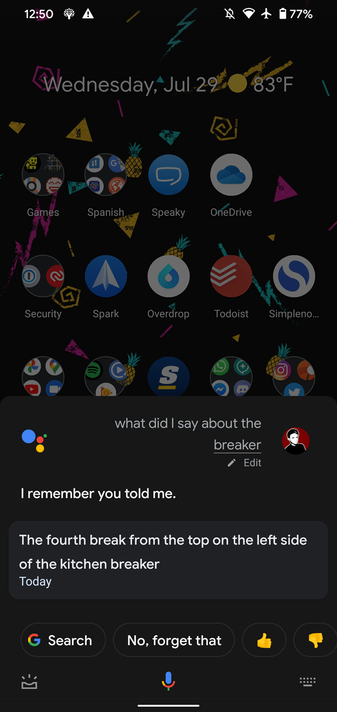 Google Assistant Custom Reminder