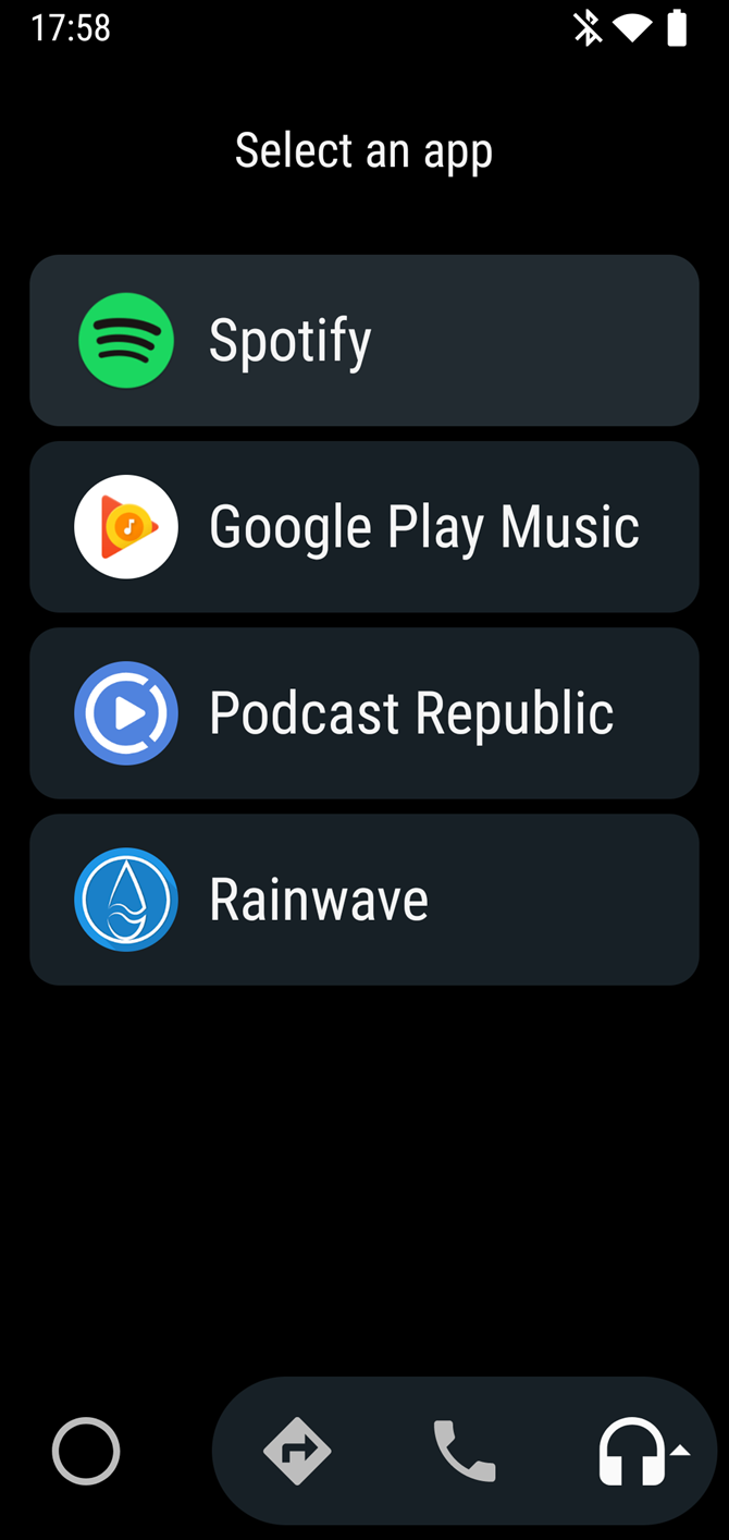 Android Auto Music Apps