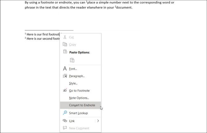 link endnote to word