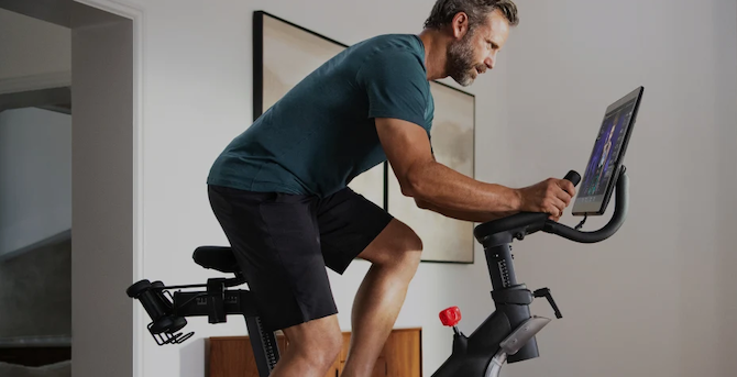 Peloton stationary indoor bike