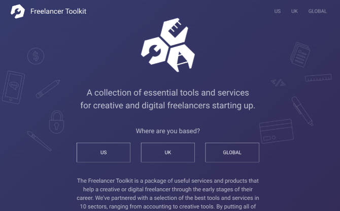 The Freelancer Toolkit by Twine points independent workers to legal, insurance, financial, and other resources they need when not working with a company